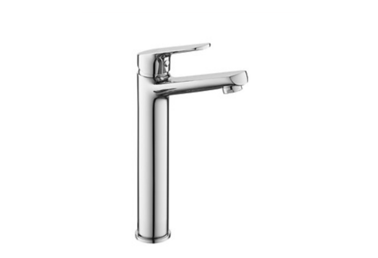 Cersanit paaugstināts izlietnes maisītājs Flavis ar meh.korķi., hroms